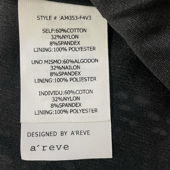 A'Reve Black Cream Floral Lace Cardigan Medium - Picture 8 of 9